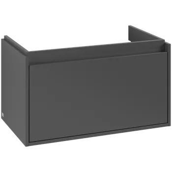 Koupelnový nábytek Villeroy & Boch Skyla - Skříňka pod umyvadlo 772x439 mm, 1 zásuvka, Graphite C78600VR