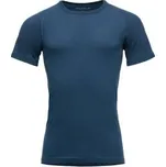 Devold Lauparen Merino 190 Base Tee Men 422A Flood modrá XL