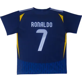 SportDres Fotbalový dres RONALDO 7 Al Nassr 2026 navy – modro-žlutý Velikost: M