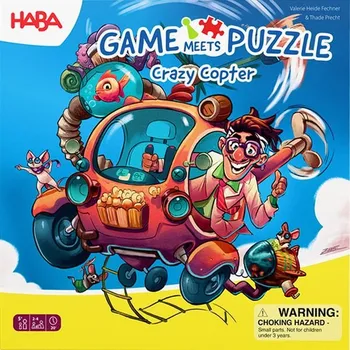 Desková hra Haba Bláznivý vrtulník (Crazy Copter Puzzle a hra)