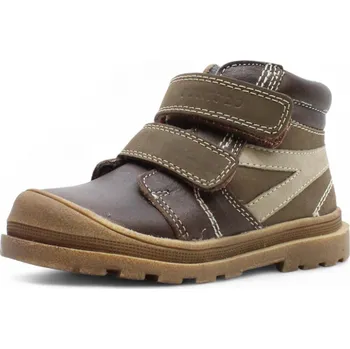 Chlapecké polobotky DĚTSKÉ BOTY PONTE DA03-1-63 HNĚDÁ Barva: HNĚDÁ, Velikost: 31