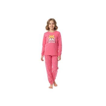 Dívčí pyžamo Dívčí pyžamo růžové Wolf S2253 Velikost: 146