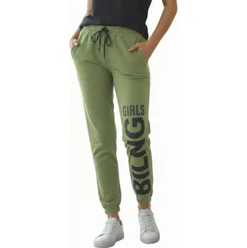 Dámské tepláky YILSAN sv.olivově zelená