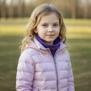 Nákrčník Ebbie Bavlněný nákrčník - FIALOVÝ Velikost: dětský