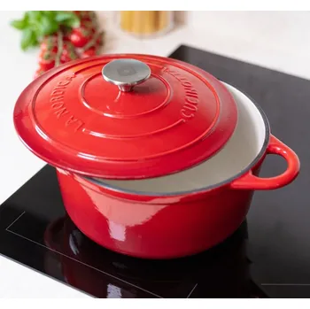 Hrnec Litinový hrnec La Nordica – Le Cucinotte kulatý nebo oválný (TONDA Ø 24 cm, 4L (hrnec kulatý malý) - 7019000)