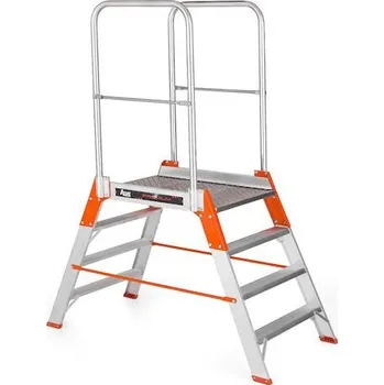 Žebřík Alve můstek oboustranný PREMIUM 97308