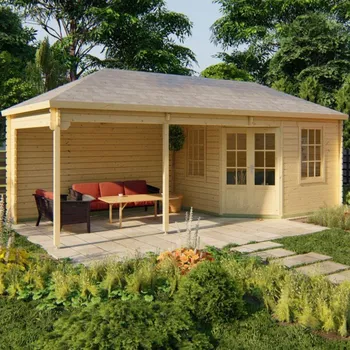 Zahradní domek Zahradní chata Paiva s přístřeškem Tuindeco