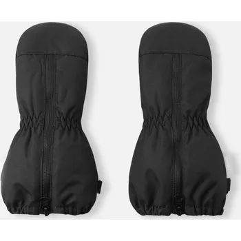 Rukavice Dětské zimní celopropínací palčáky s vlněnou podšívkou Reima Tassuin - černé Velikost: 1-2 roky (velikost 2)