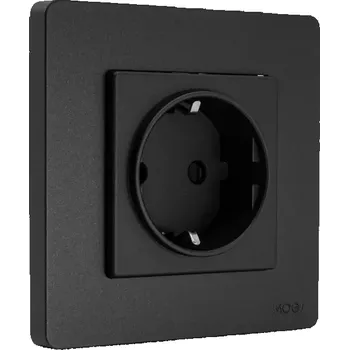 Elektrická zásuvka MOES Socket - zásuvka ve stejném designu jako ta chytrá Šedá