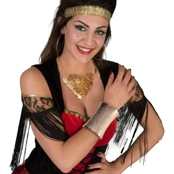 Karnevalový doplněk Antický kovový náramek