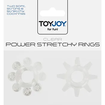 Power Stretchy Rings clear