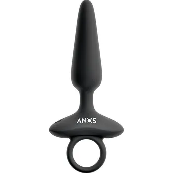 Anální kolík ANOS Flexible Butt Plug With Vibrations, vibrační anální kolík