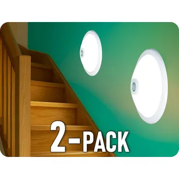 Svítilna LED svítilna s PIR senzorem 360°, 2xE27, max. 2x40W/2-PACK! [CL/2XE27R-2]