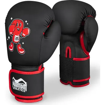 Boxerské rukavice PHANTOM Dětské Boxerské rukavice Punchy - černé - NEW_PHBG2874_KID Velikosti: 6 oz