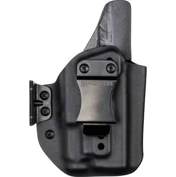 Příslušenství pro sportovní střelbu RH Holsters AIWB - Glock 19/23/32 - Glock 19X/45 + SureFire XC3 - appendix vnitřní kydexové pouzdro - plný sweatguard - ns - černá Pouzdro je pro: Pravák