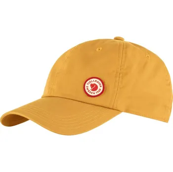 Kšiltovka FJÄLLRÄVEN Fjällräven Logo Cap, Mustard Yellow (vzorek) velikost: L/XL
