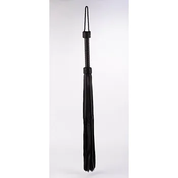 Devil Sticks Softy Leather Tails Whip (Black), kožený bičík s důtky