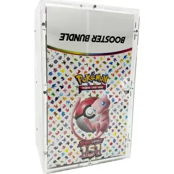 Sběratelství Akrylový box Pokémon booster bundle display (x10bb) (10 booster bundle display case)