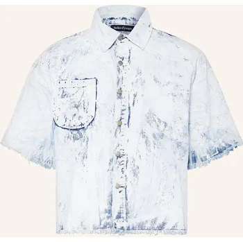 Pánská košile Atelier D’Roupa Pánská Svrchní Džínová Košile Survivor, bílá...