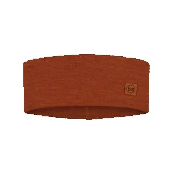 Čepice Buff MERINO WIDE HEADBAND SOLID SOLID CINNAMON hnědá
