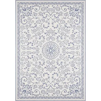 Kusový koberec Twin Supreme 103867 Leyte Blue/Cream – na ven i na doma - doprava zdarma