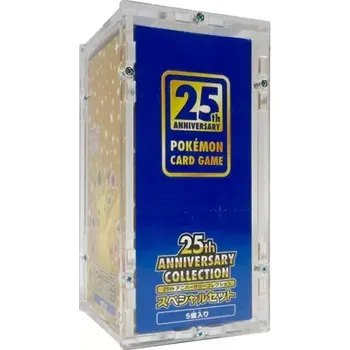 Sběratelství Akrylový box Pokémon Japonský 25th Anniversary Collection Special Set Bundle Box (!Japonský!)