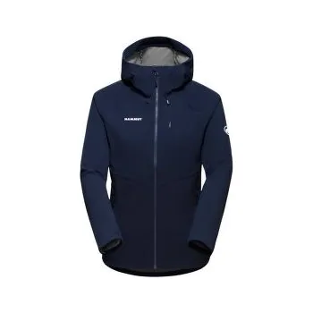 Dámská větrovka Mammut Ultimate Comfort SO Hooded Jacket Women marine 5118 modrá L