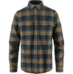 Fjällräven Singi Heavy Flannel Shirt Men Dark Navy-Buckwheat Brown modrá XL