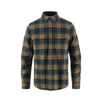 Pánská košile Fjällräven Singi Heavy Flannel Shirt Men Dark Navy-Buckwheat Brown modrá XL