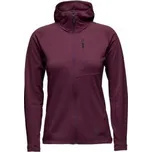 Black Diamond Coefficient Hoody Women Blackberry fialová S