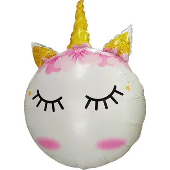 Balónek Fóliový balónek Jednorožec 55 cm