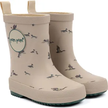 Dívčí obuv POM POM Dětské holínky Pom Pom® GumBoots™ - Duck/Emerald Green Velikost: 27