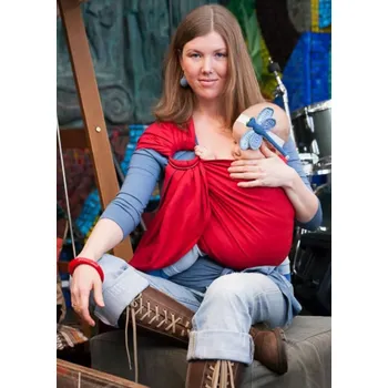 Ring sling Leo červený