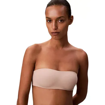 Souprava dámského spodního prádla Dámská podprsenka bandeau Calvin Klein QF8416 tělová velikost L