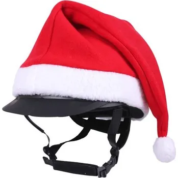 Čepice Čepice na helmu QHP Christmas červená