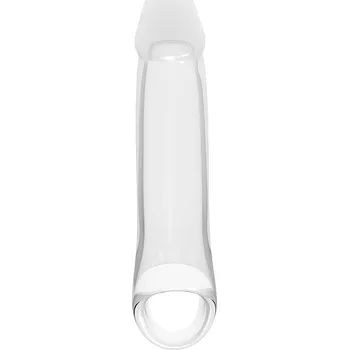 Návlek na penis RAMROD Extender Large 7,6″ (Clear), hladký návlek na penis