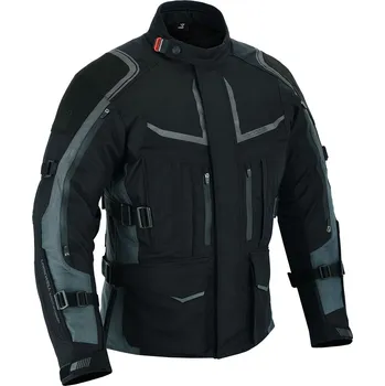 Moto bunda Pánská textilní motocyklová bunda Lookwell STORM černá Velikost: XXL