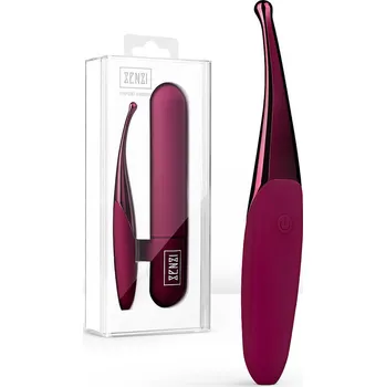 Vibrátor SENZI Vibrator Deep Pink, kontaktní stimulátor klitorisu, nabíjecí