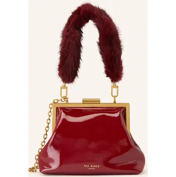 Oblečení a móda Ted Baker Dámská Kabelka Purcel S Umělou Kožešinou, červená,...