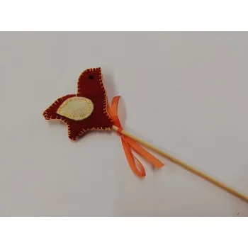 Filcový zápich na špejli - Velikonoce - kuřátko č.4