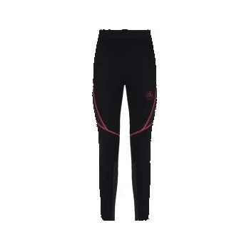 Dámské legíny La Sportiva TRIUMPH TIGHT PANT Women Black/Hibiscus černá M