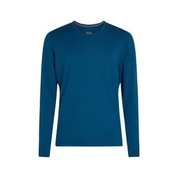 Pánské termoprádlo Icebreaker Oasis LS Crewe Men (104365) ATLANTIS modrá XXL