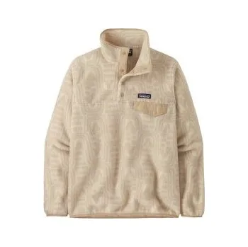 Dámská mikina Patagonia Lightweight Synch Snap-T Pulover Women Flow: Dyno White béžová S