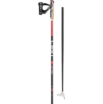 Běžkařská hole LEKI CC 450 Black/CherryRed/White Délka: 160cm