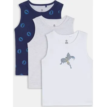 Chlapecké tričko Sinsay - 3balení nátělníků Batman - bílá - 970GG-00X - 970GG-00X-104