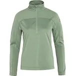 FJÄLLRÄVEN Abisko Lite Fleece Half Zip W, Misty Green (vzorek) velikost: S