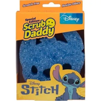 Houbička SRUB DADDY Houbička na nádobí a čistění, chytrá houba SCRUB DADDY, LIMITOVANÁ EDICE - Stitch