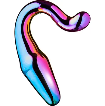 Anální kolík Glamour Glass Sleek Anal Tail (10 cm), skleněný anální kolík