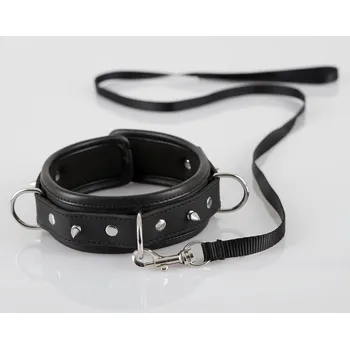 BDSM obojek Bad Kitty Collar with Leash