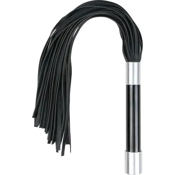 EasyToys Long Flogger With Metal Grip dlouhý bič s kovovým úchytem